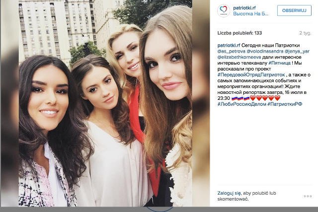 Dziewczyny z proputinowskiej młodzieżówki