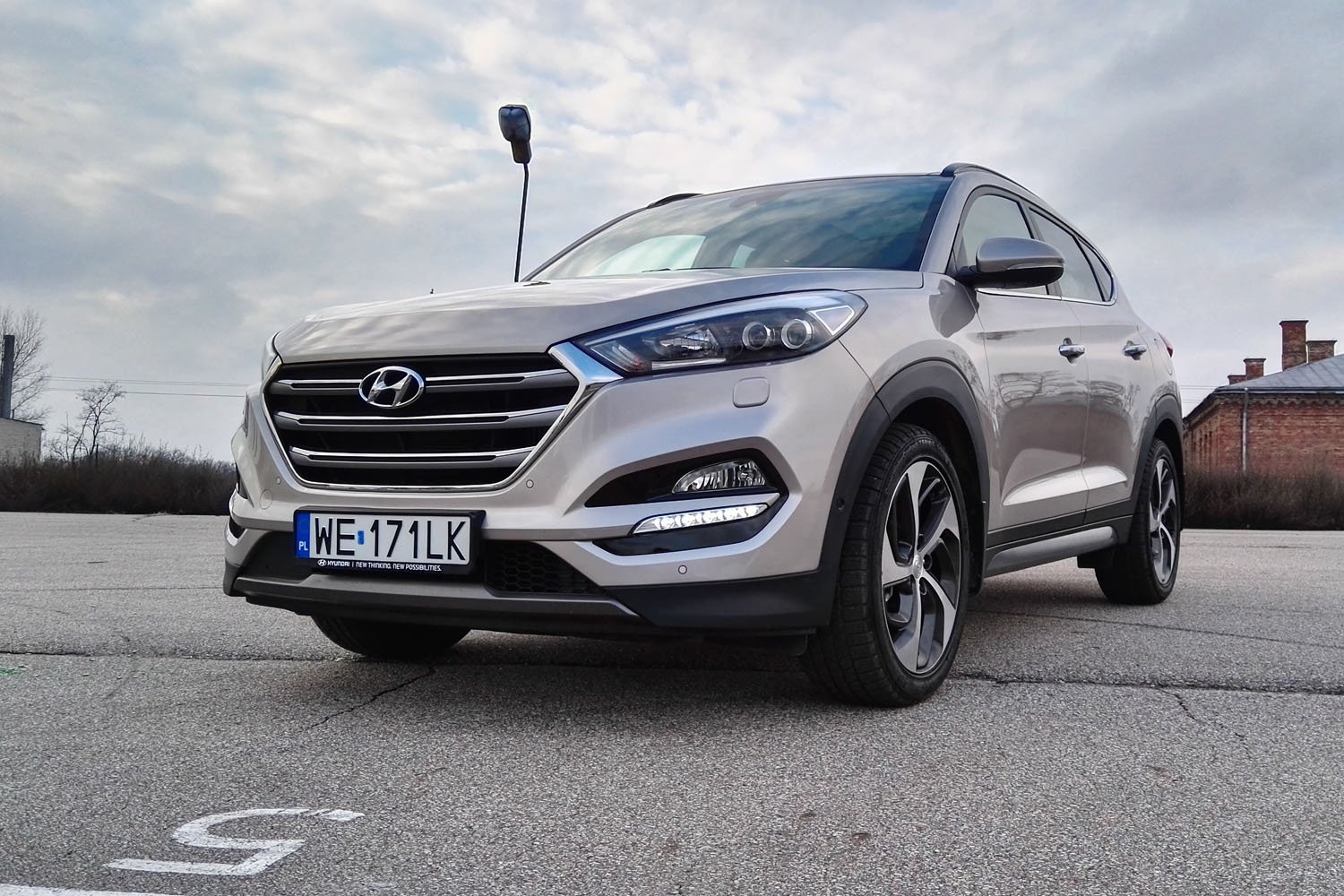 Hyundai Tucson w najbogatszej wersji.