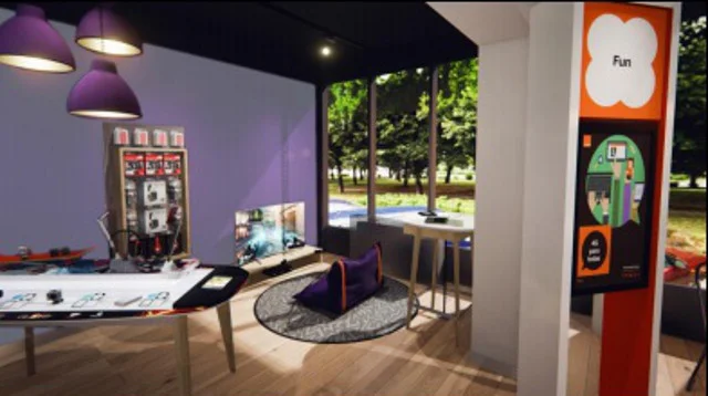 Tak ma wyglądać Smart Store, pierwszy w Polsce interaktywny salon przyszłości, który otworzy wkrótce Orange Polska.