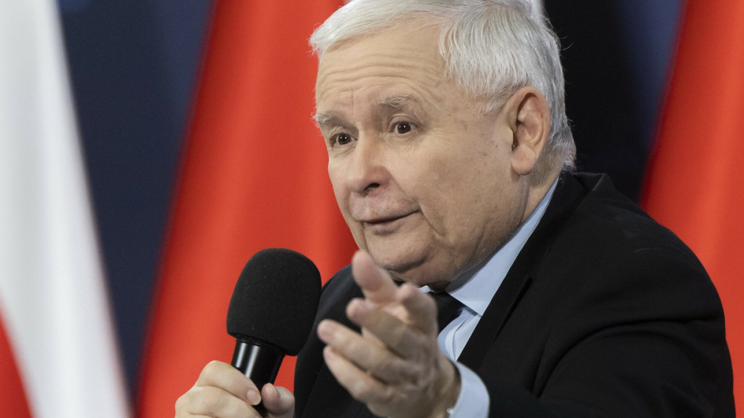 Jarosław Kaczyński tym razem w Zamościu mówił m.in. o "nielegalnych" wyborach.