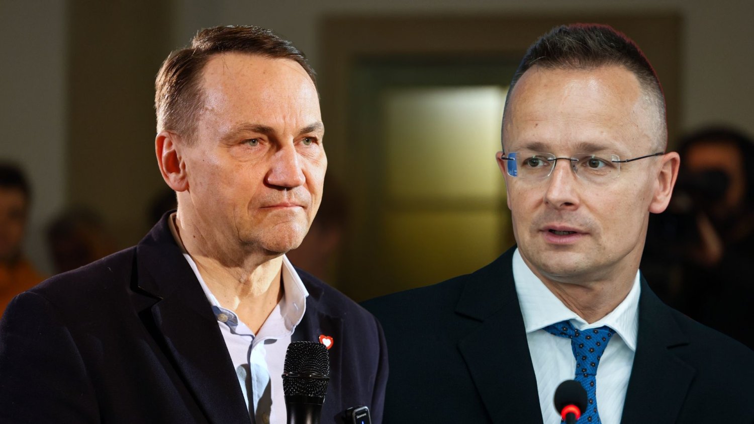 Peter Szijjártó, Radosław Sikorski