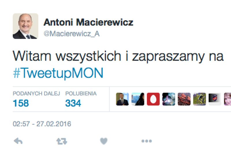 Antoni Macierewicz założył konto na Twitterze.