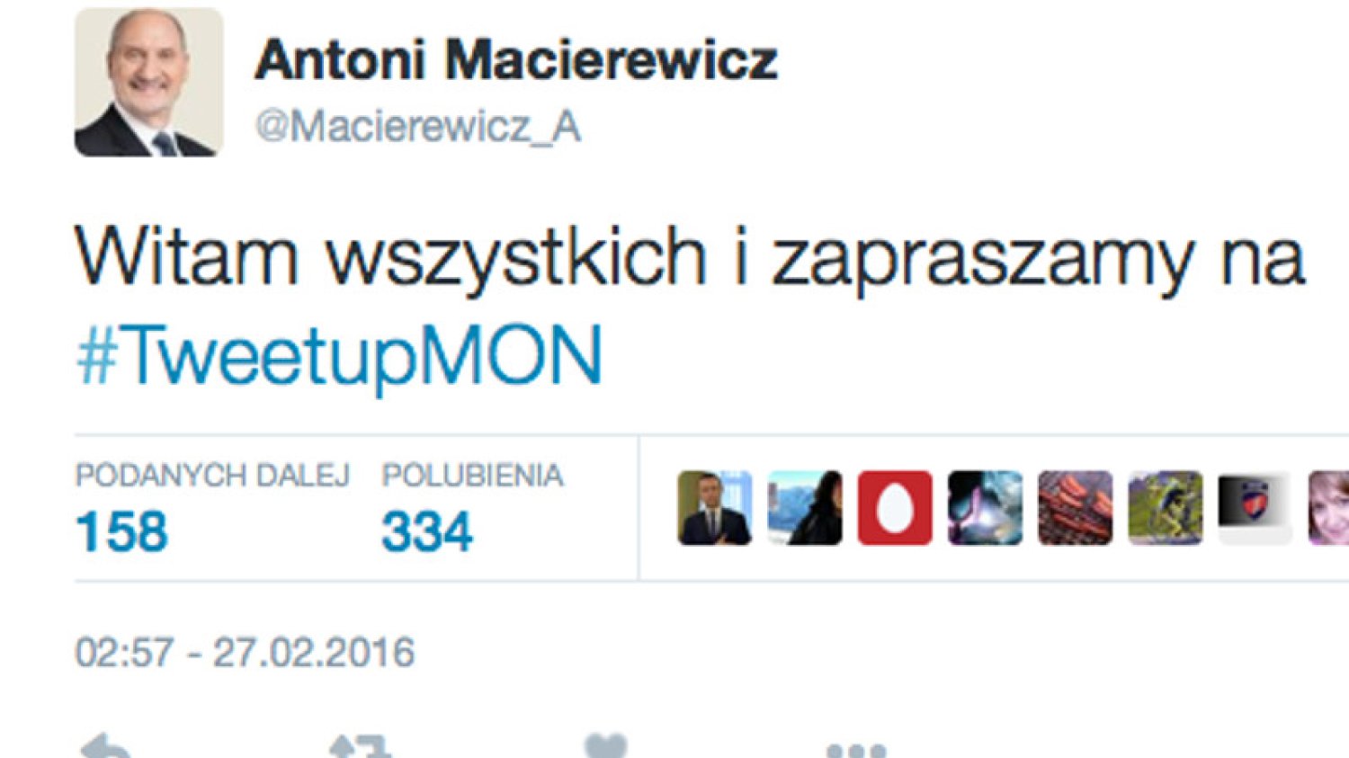 Antoni Macierewicz założył konto na Twitterze.