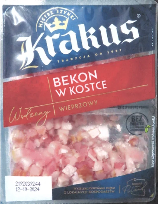 Groźna bakteria w partii wędzonego mięsa popularnej marki. GIS ostrzega Groźna bakteria w partii wędzonego mięsa popularnej marki. GIS ostrzega