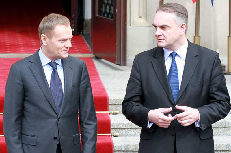 Donald Tusk i Waldemar Pawlak