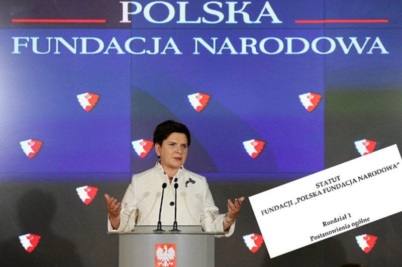 Polska Fundacja Narodowa tuszuje aferę billboardową. Właśnie zmienia statut, aby przykryć tę sprawę.