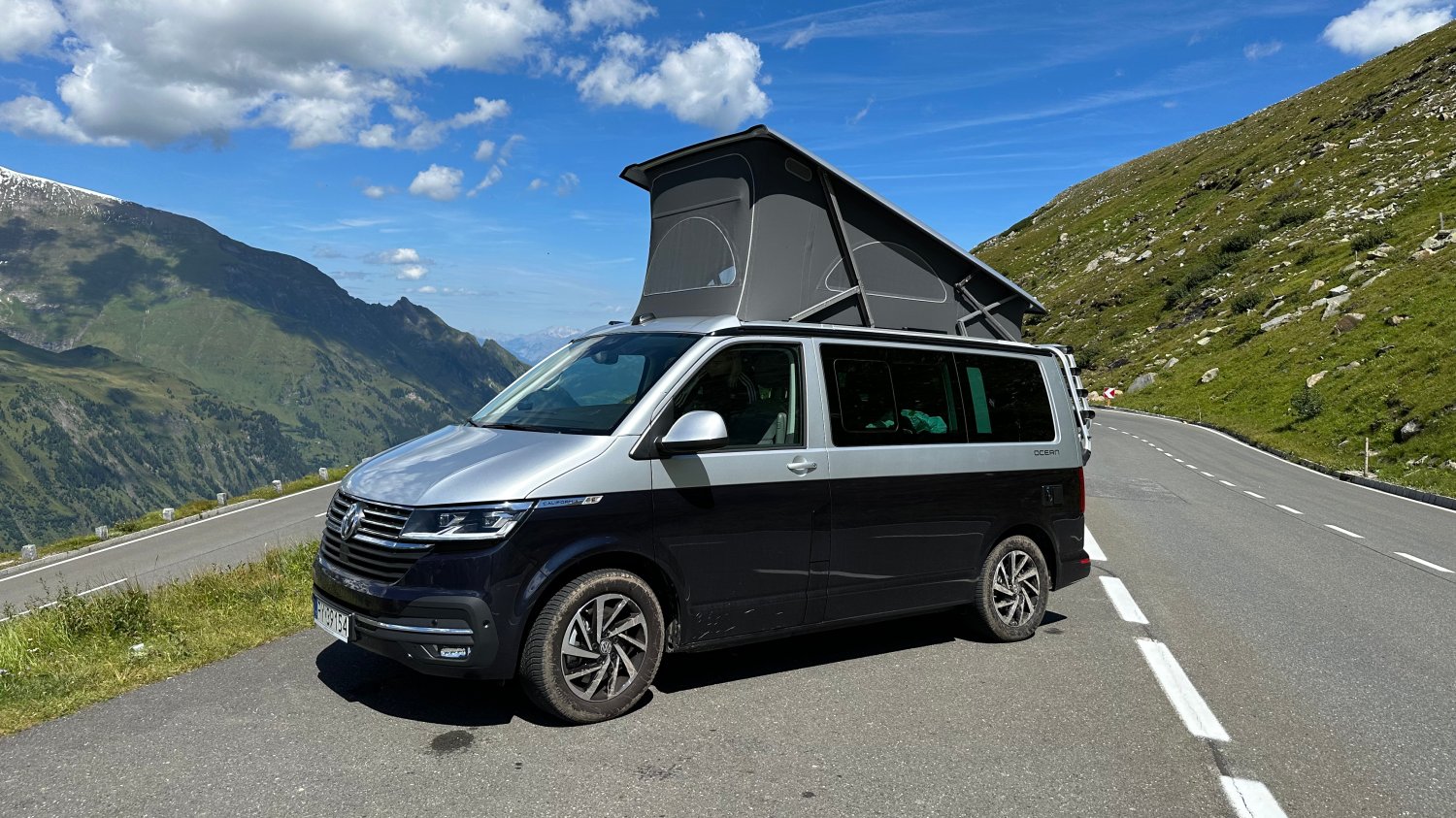 Volkswagen California Ocean prezentuje się świetnie, zwłaszcza w takich okolicznościach przyrody!