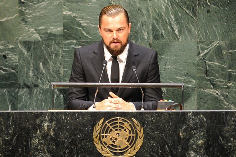 Leonardo DiCaprio przyłączył się do walki na rzecz ograniczenia redukcji CO2 i zmian klimatu