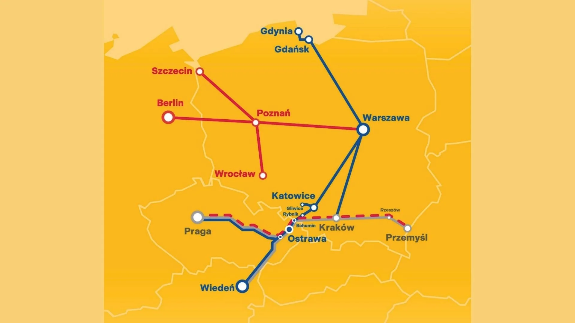 Nowe trasy RegioJet w Polsce