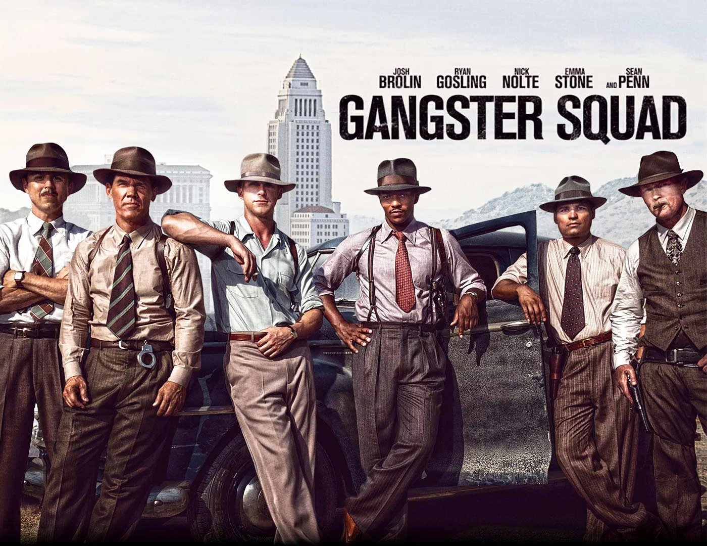 Plakat promujący film "The Gangster Squad"
