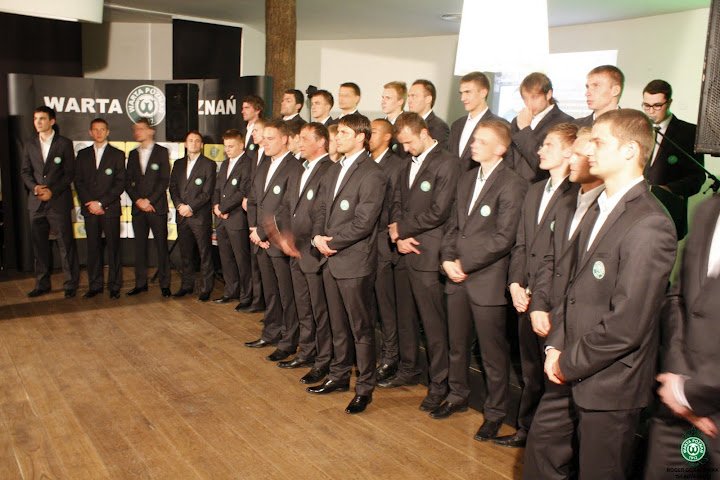 Warciarze podczas gali przed rundą wiosenną