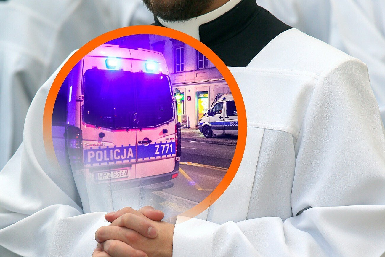 Ciało mężczyzny w mieszkaniu księdza w Sosnowcu.