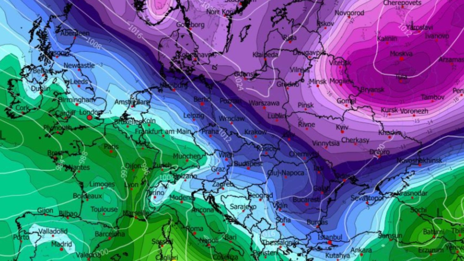 Największy mróz tej zimy dopiero przed nami. Alerty IMGW dla 16 województw mapa z pogodą