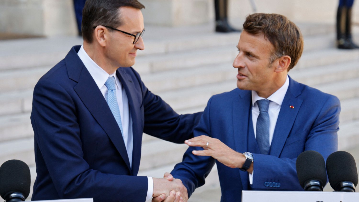 Mateusz Morawiecki spotka się w Paryżu z Emmanuelem Macronem.