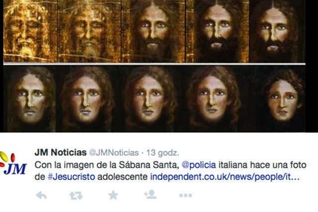 Włoska policja pokazała, jak mógł wyglądać młody Jezus Chrystus