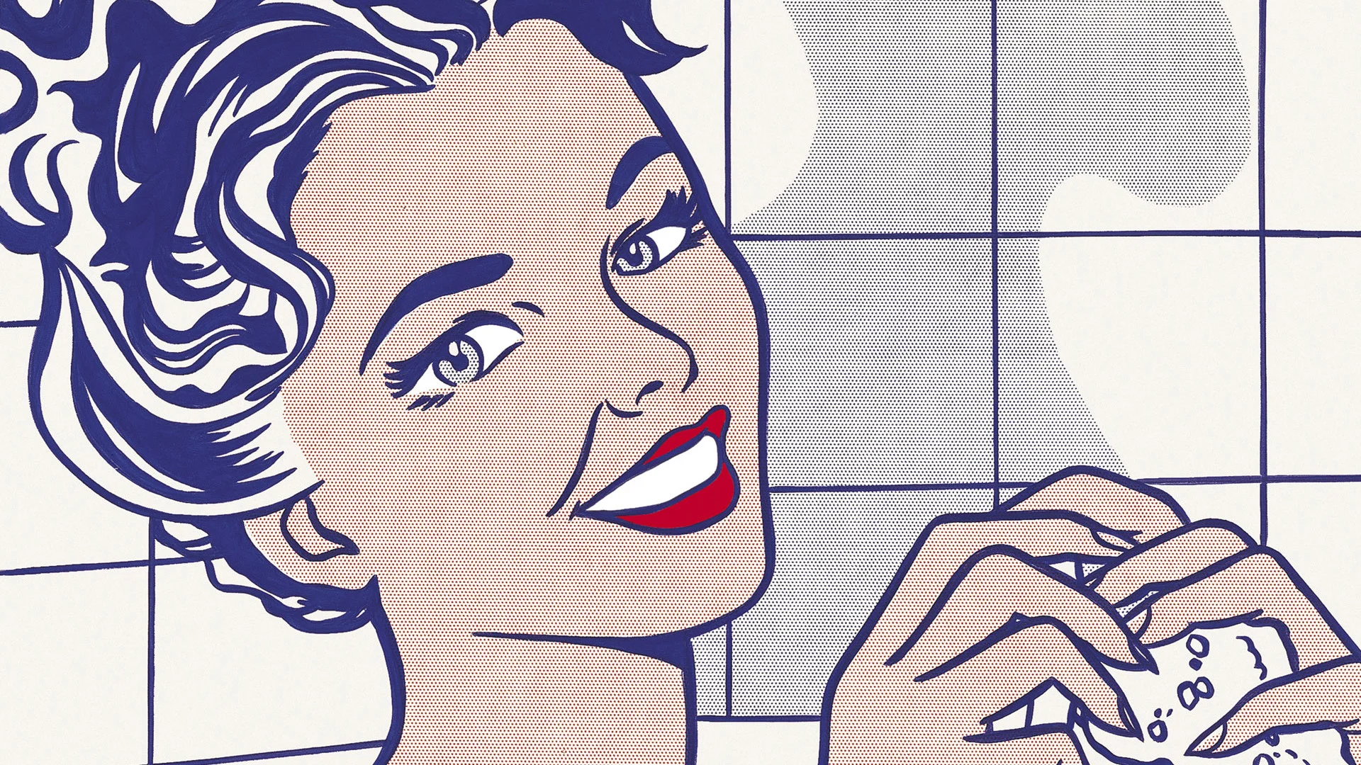 Roy Lichtenstein  „Kobieta w kąpieli"