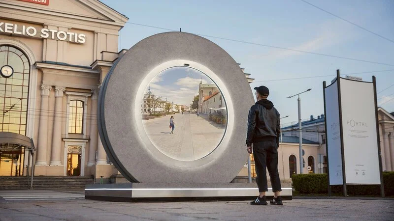 Portal w Wilnie.