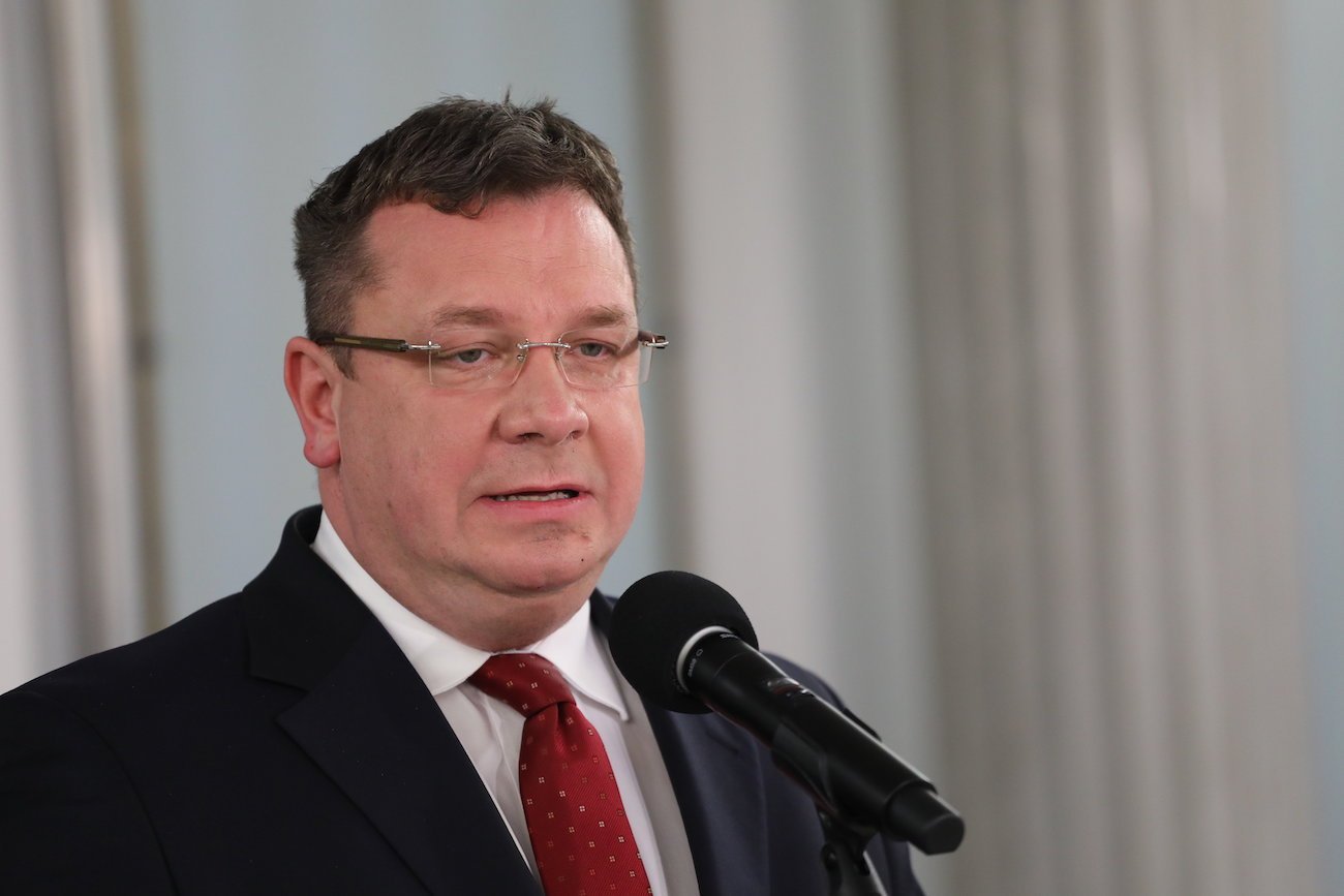 Michał Wójcik nazwał Donalda Tuska "klakierem".