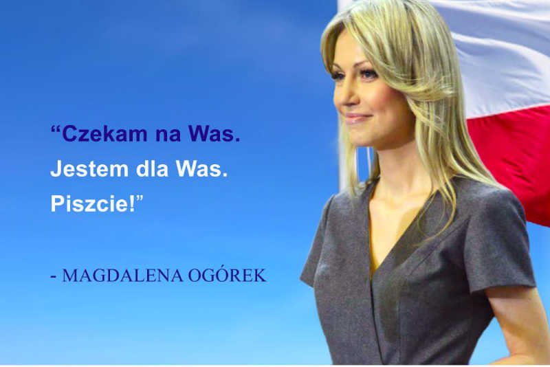Wizualna strona kampanii Magdaleny Ogórek jest równie słaba jak merytoryczna.