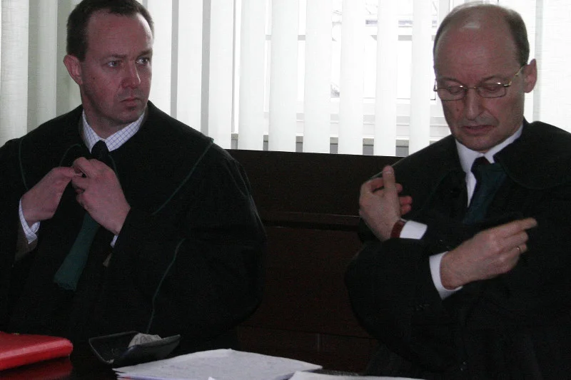 Wolfowicz podczas procesu Otylii Jędrzejczak.