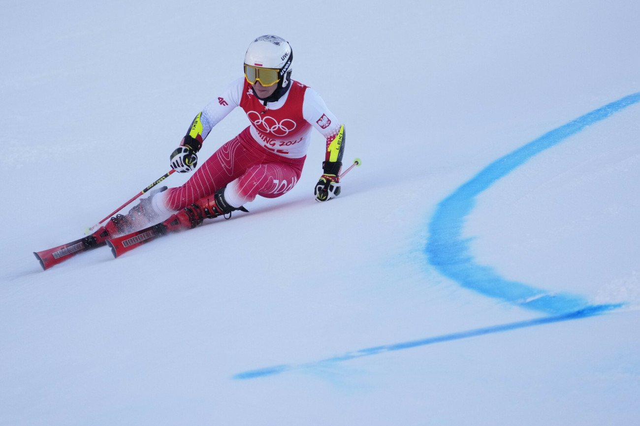 Maryna Gąsienica-Daniel zajęła 26 miejsce w supergigancie podczas piątkowej rywalizacji na trasach ZIO 2022.