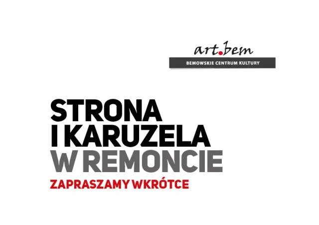 Bemowo już pracuje nad nowym obliczem Karuzeli. Także tym wirtualnym