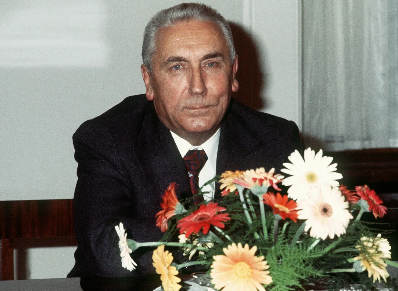 Zdjęcie Edwarda gierka zrobione w 1977 roku