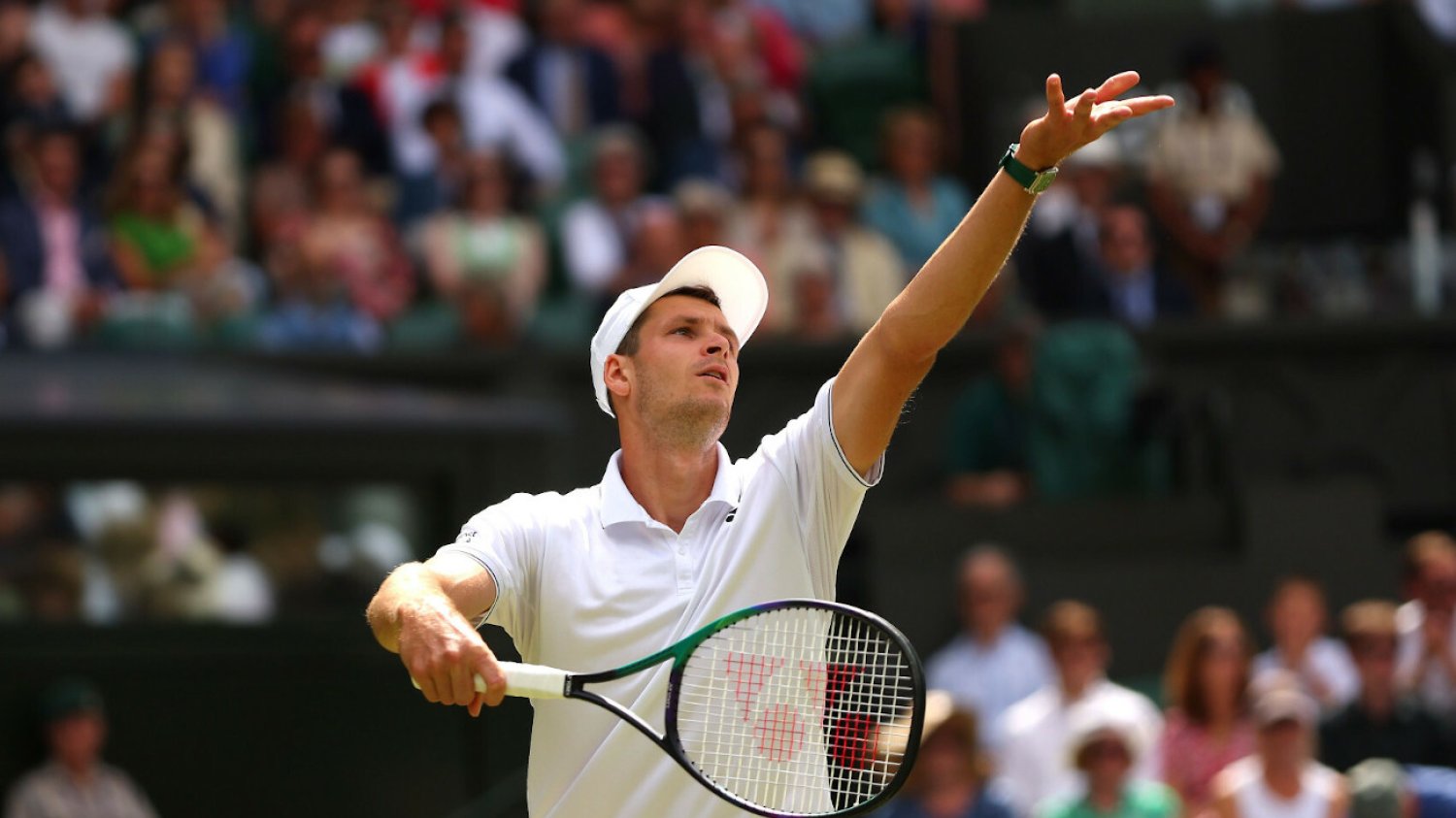 Hubert Hurkacz przegrał z Novakiem Djokoviciem.