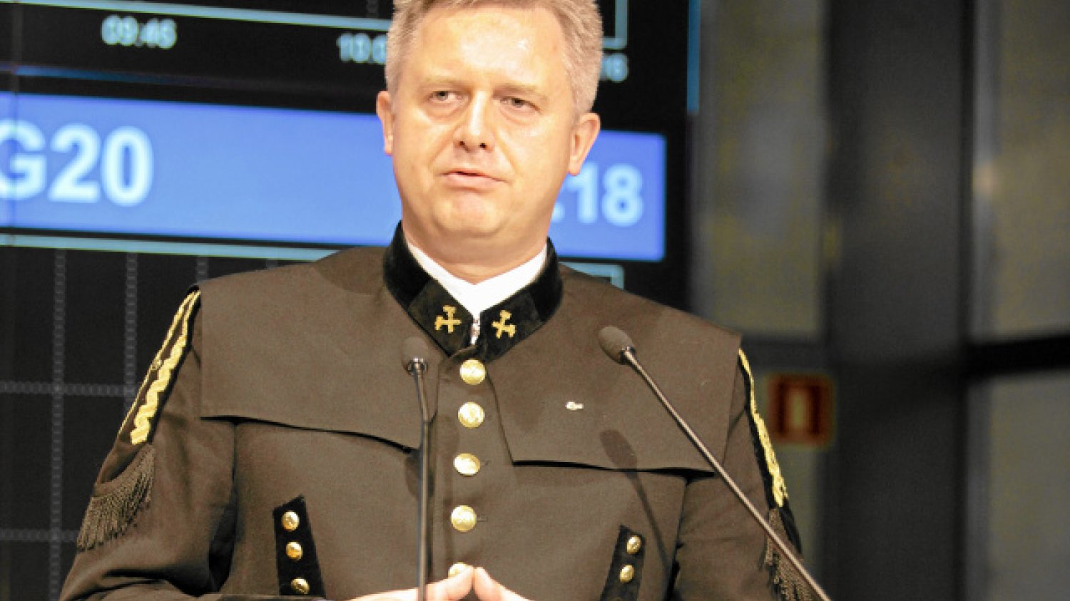 Jarosław Zagórowski podczas debiutu giełdowego JSW w 2011 roku. Wtedy kopalnie wydawały się dobrym biznesem.
