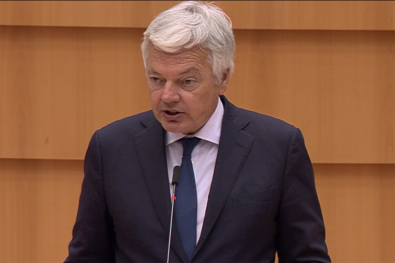 Unijny komisarz ds. sprawiedliwości Didier Reynders