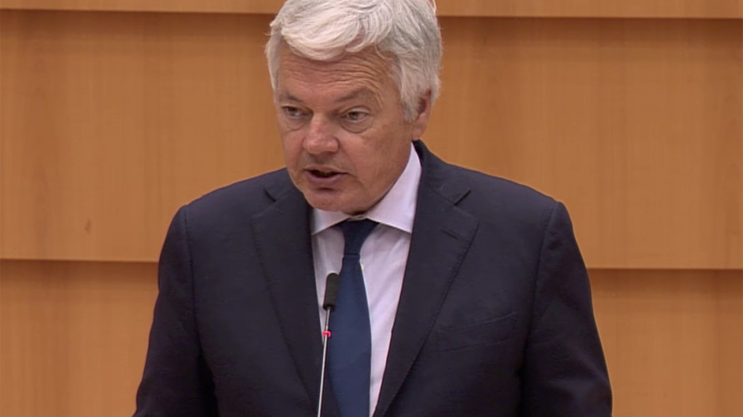 Unijny komisarz ds. sprawiedliwości Didier Reynders