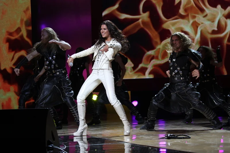 TVP zdecydowała, że Polska nie weźmie udziału w Eurowizji 2013. Na zdjęciu Rusłana Łyżeczko, zwyciężczyni jednej z edycji.