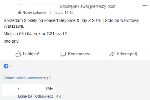 Info na priv.