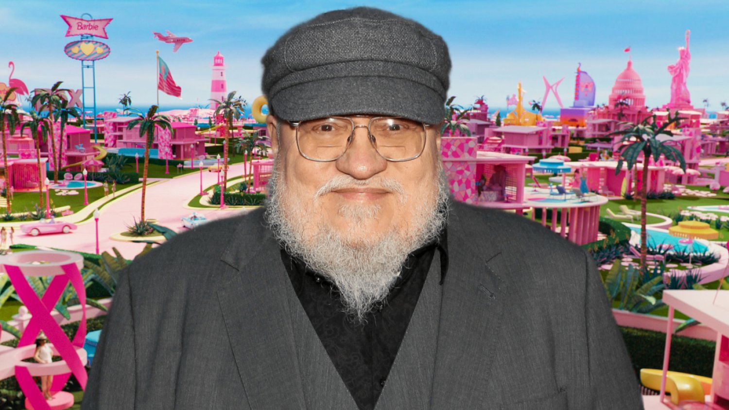 George R.R. Martin, twórca "Gry o tron", ubrał się na różowo na seans filmu "Barbie" z Margot Robbie i Ryanem Goslingiem.