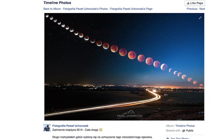 Nie wszystkim udało się zrobić dobre zdjęcie superksiężyca.