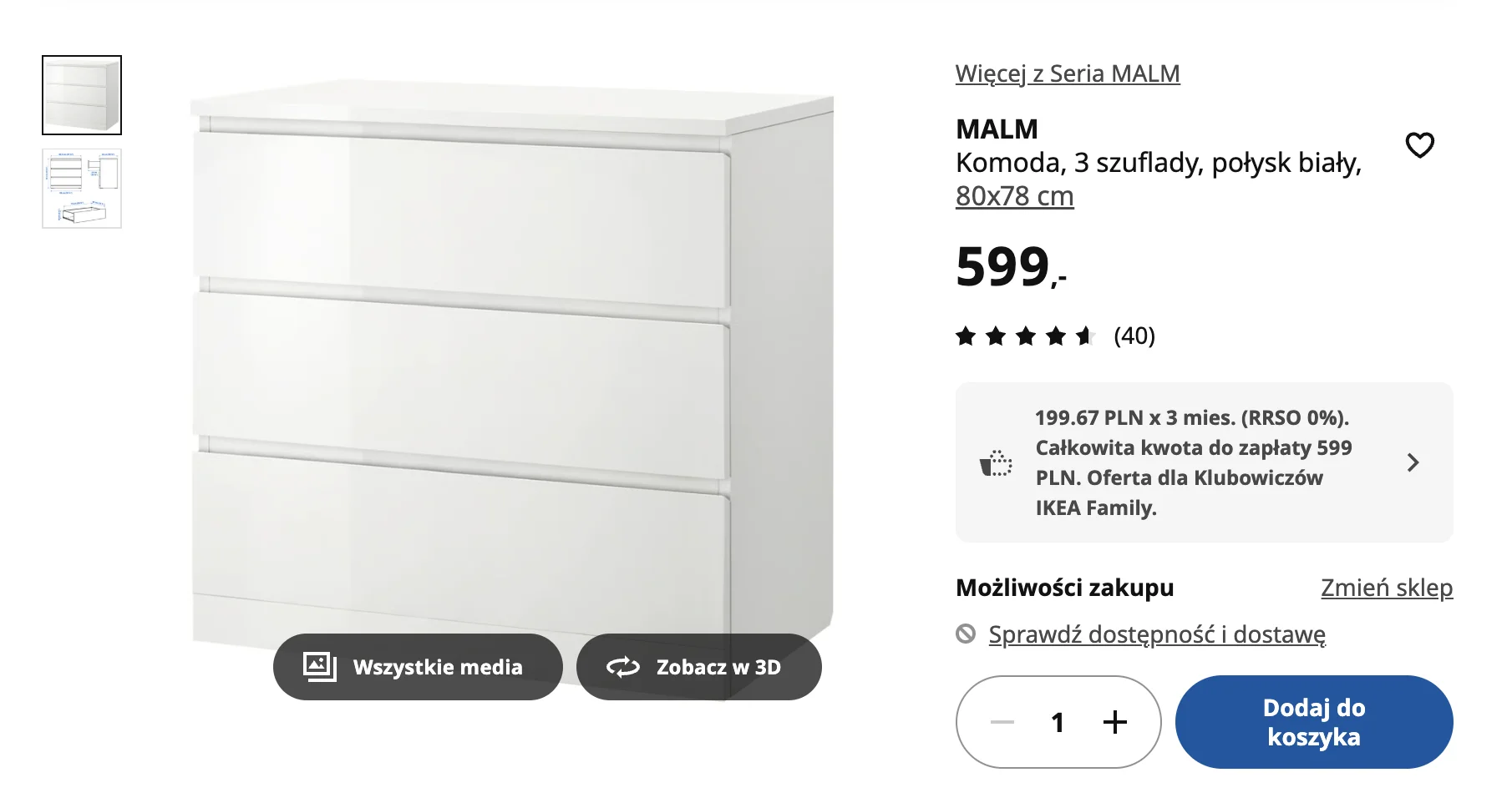 IKEA wycofuje ulubione meble Polaków. Kultowa seria zniknie po 25 latach Komoda MALM