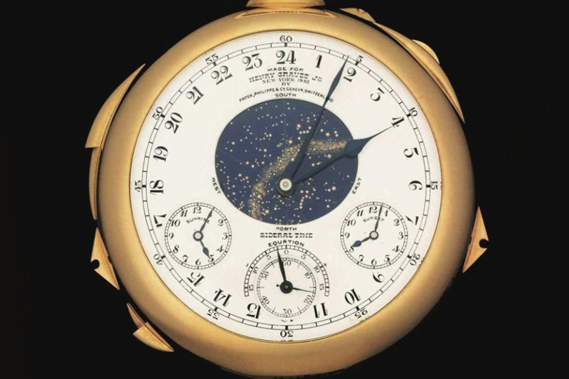 Złoty zegarek "Patek Phillippe SA", sprzedany za 24 mln dolarów