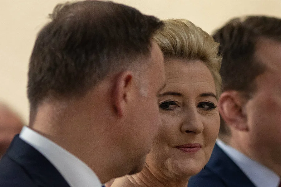 Andrzej Duda odniósł się w tygodniku "Wprost" do braku aktywności pierwszej damy.