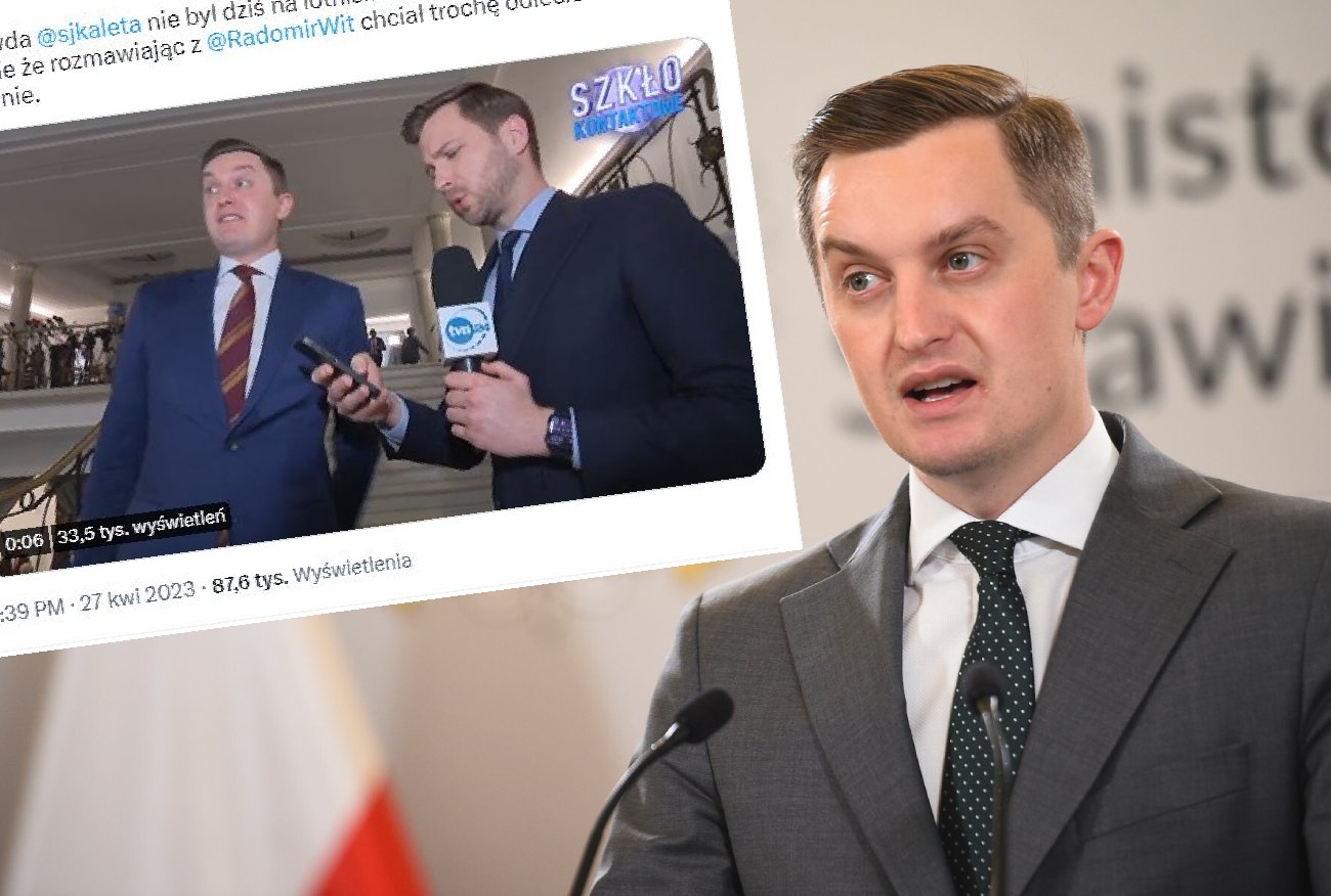 Sebastian Kaleta atakuje dziennikarza. "Puknijcie się w czoło".
