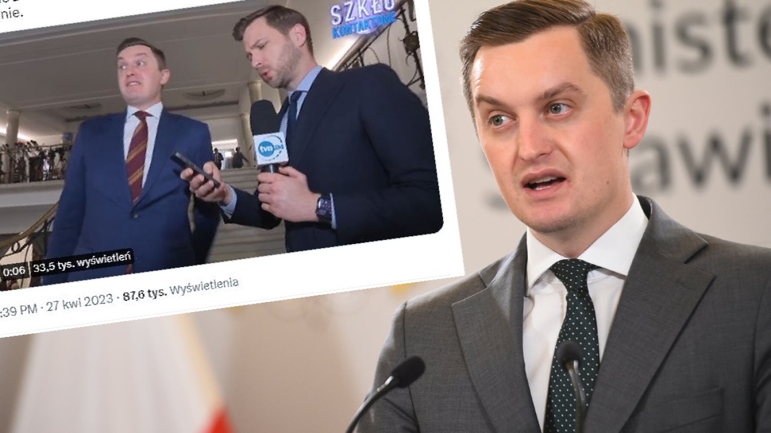 Sebastian Kaleta atakuje dziennikarza. "Puknijcie się w czoło".