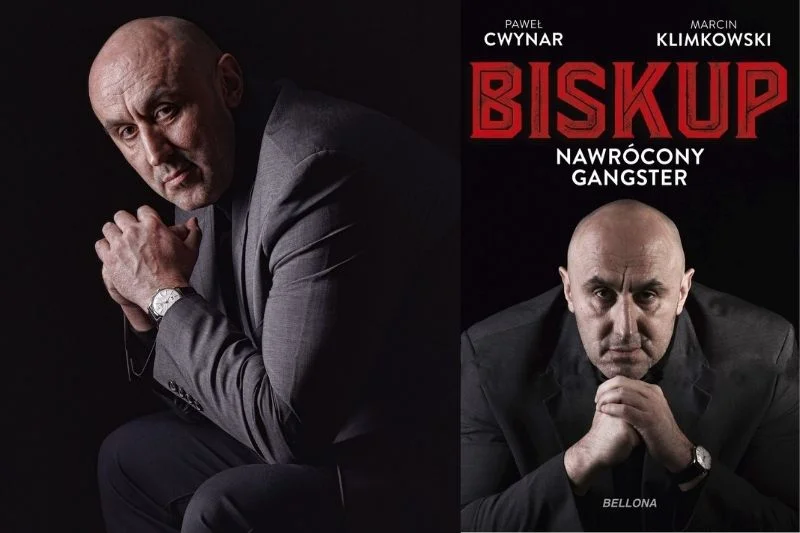 Książka "Biskup. Nawrócony gangster" to wywiad rzeka z Pawłem Cwynarem o jego przestępczej karierze i nawróceniu