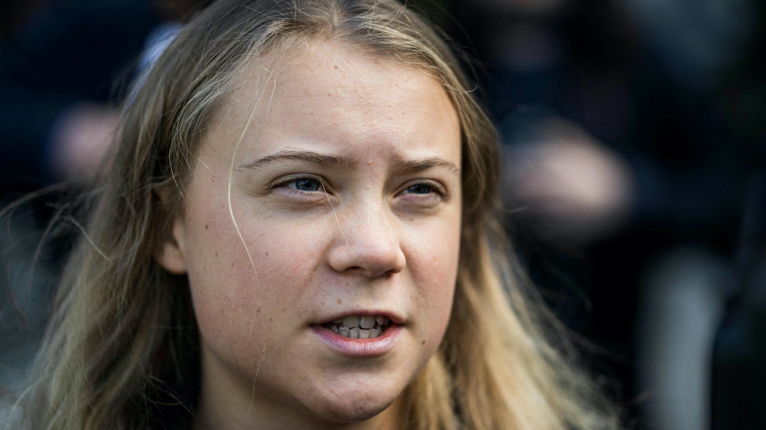 Greta Thunberg na Strajku Klimatycznym w Sztokholmie (09.09.2022).