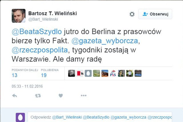 Czyżby "Gazeta Wyborcza" znalazła się na cenzurowanym?