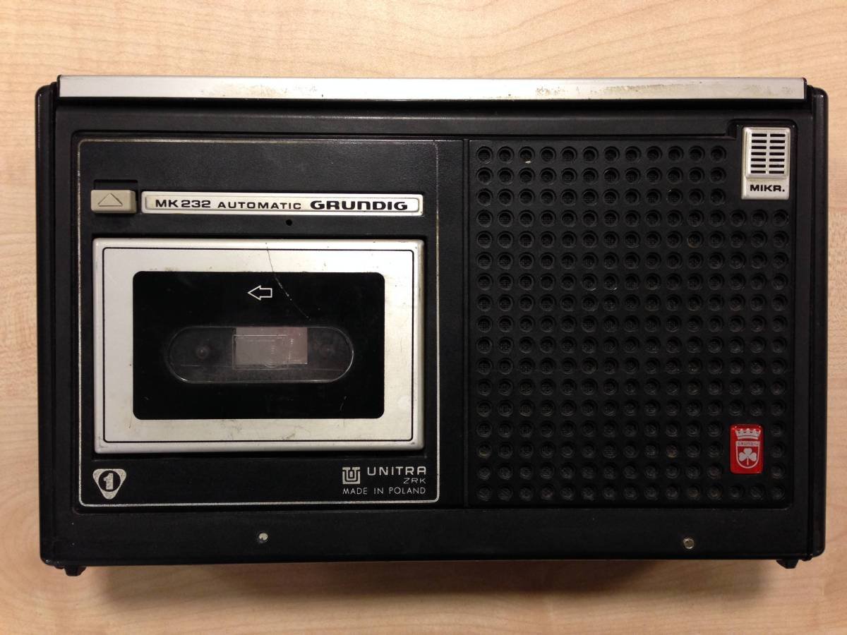 Magnetofon Grundig MK-232 - na takim modelu nagrywał Miron Białoszewski