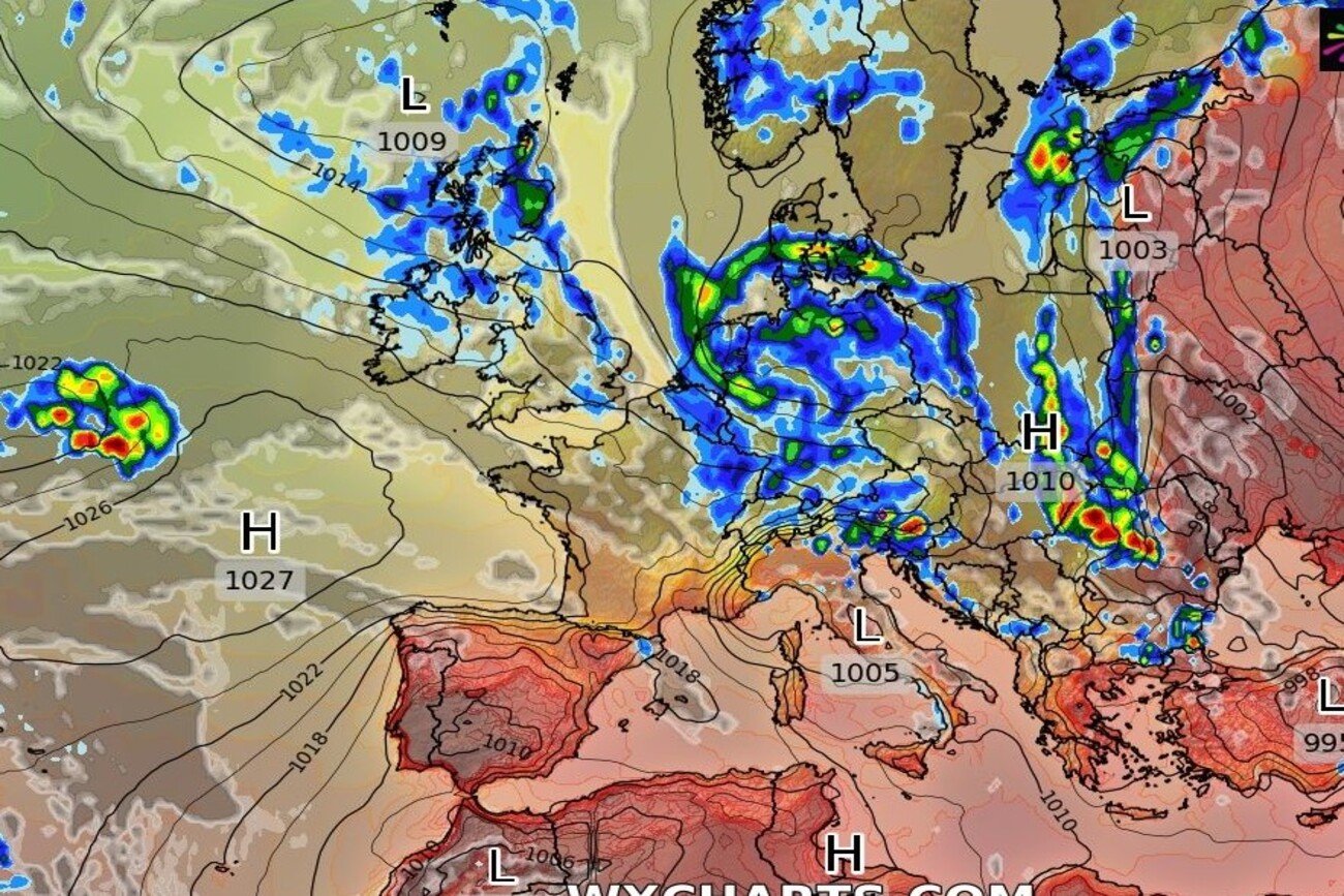 Pogoda na pierwszy weekend sierpnia. Będzie pochmurno i deszczowo.