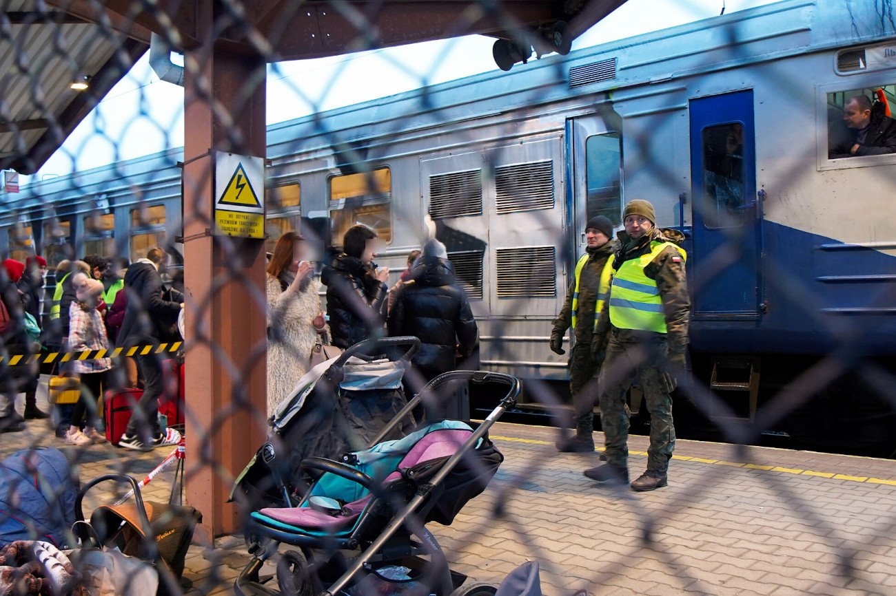 Tak było na początku marca na granicy z Ukrainą. Dziś wieluc uchodźców wraca do kraju.