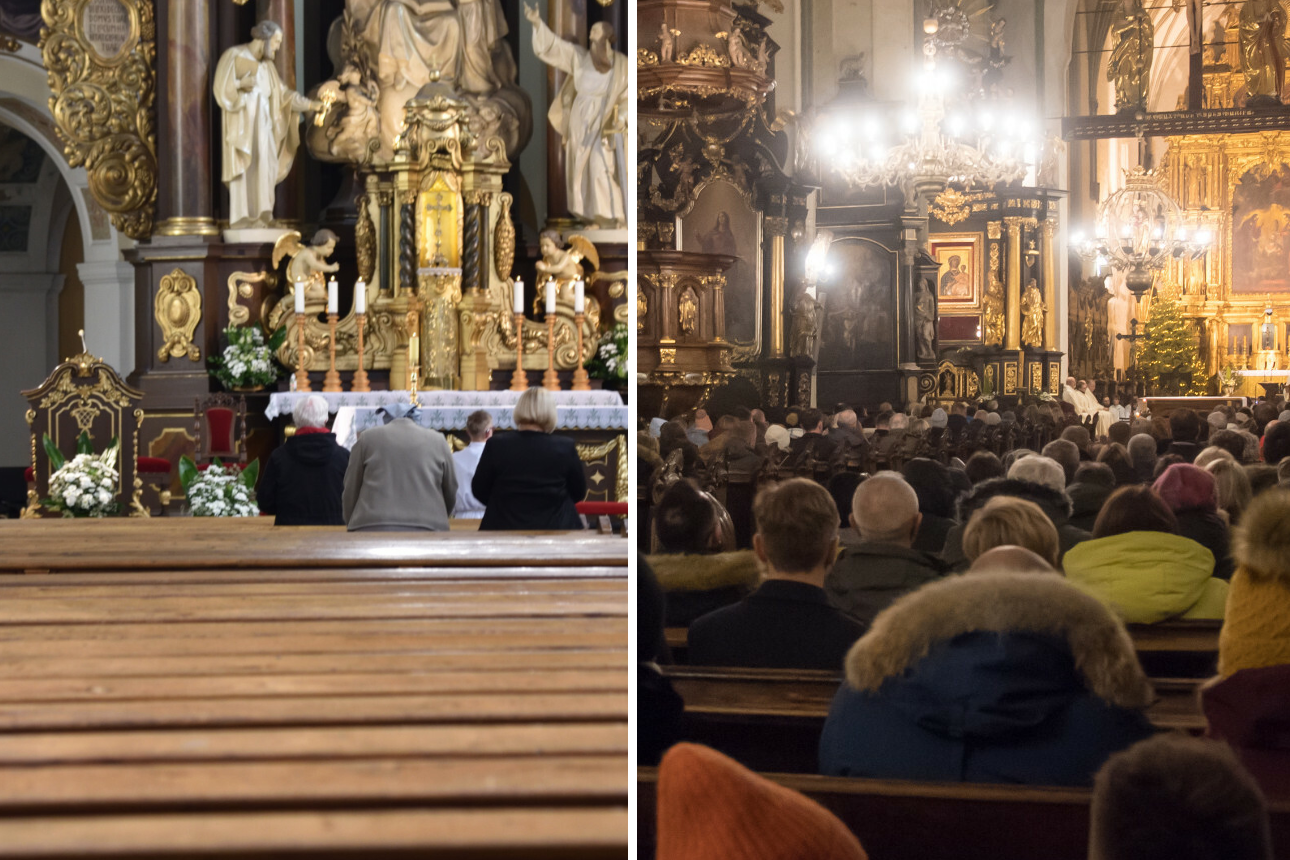 Kościół policzył wiernych i wskazał dwa bieguny polskiej pobożności. To są kompletnie dwa różne światy. (fot. ilustracyjne)