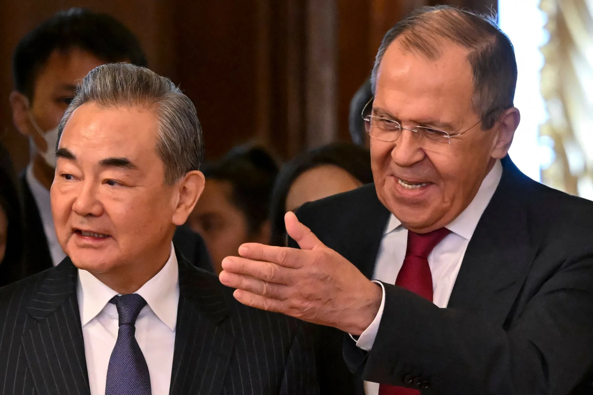 Chiński minister Wang Yi spotkał się z Władimirem Putinem i Siergiejem Ławrowem.