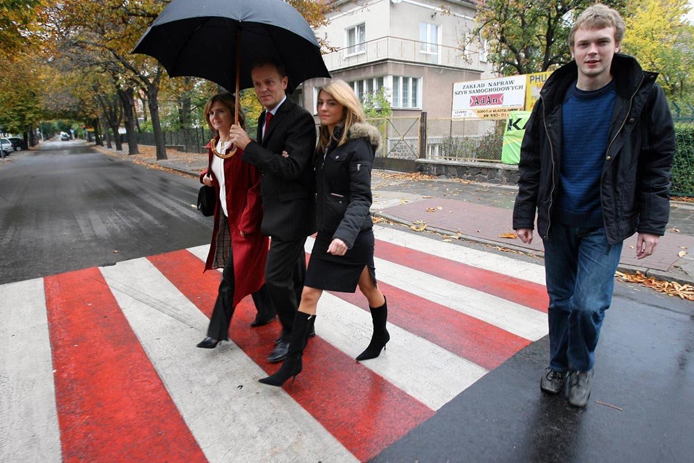 Donald Tusk z rodziną