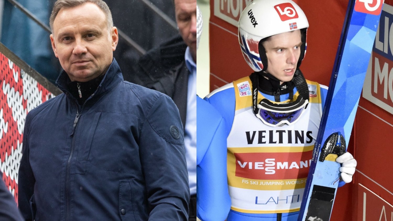 Gwiazdor skoków spotkał Andrzeja Dudę. Surowa reakcja ochrony, Norweg był zachwycony
